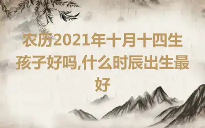 农历2021年十月十四生孩子好吗,什么时辰出生最好