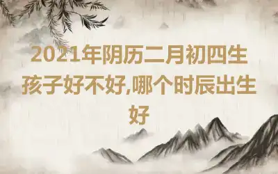 2021年阴历二月初四生孩子好不好,哪个时辰出生好