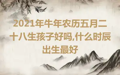 2021年牛年农历五月二十八生孩子好吗,什么时辰出生最好