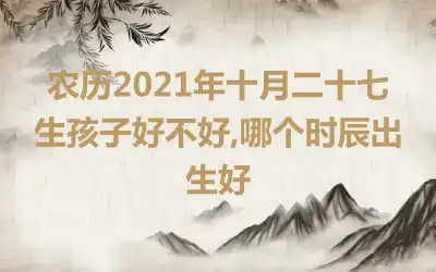 农历2021年十月二十七生孩子好不好,哪个时辰出生好