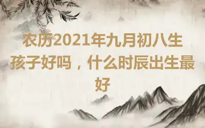 农历2021年九月初八生孩子好吗，什么时辰出生最好