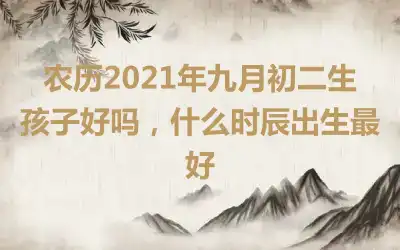 农历2021年九月初二生孩子好吗，什么时辰出生最好