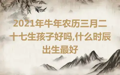 2021年牛年农历三月二十七生孩子好吗,什么时辰出生最好