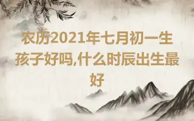 农历2021年七月初一生孩子好吗,什么时辰出生最好