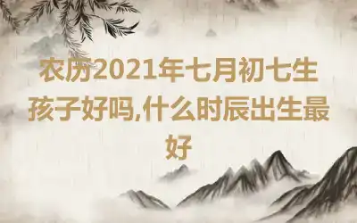 农历2021年七月初七生孩子好吗,什么时辰出生最好