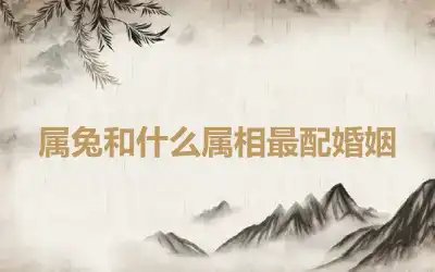 属兔和什么属相最配婚姻