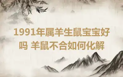 1991年属羊生鼠宝宝好吗 羊鼠不合如何化解
