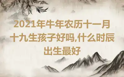 2021年牛年农历十一月十九生孩子好吗,什么时辰出生最好