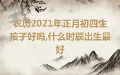 农历2021年正月初四生孩子好吗,什么时辰出生最好