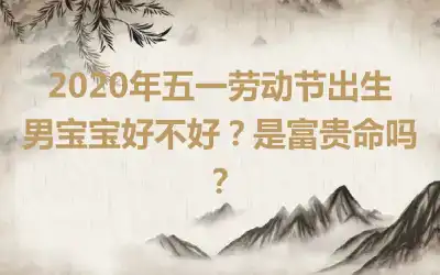 2020年五一劳动节出生男宝宝好不好？是富贵命吗？